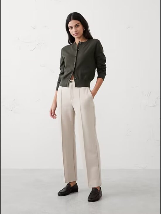 Banana Republic Pants - (NWT) Banana Republic Ponte Collection Straight High-Rise Pant (XS)